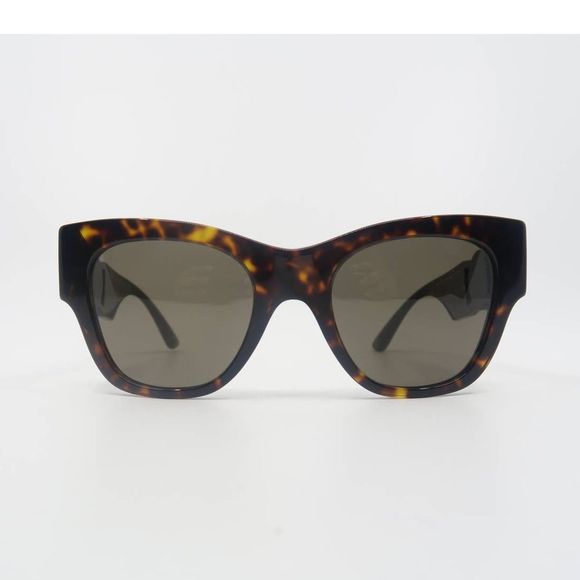 VERSACE MOD 4415-U 108/3 New Brown Tortoise/Brown Authentic Women\'s Sunglasses main image 4